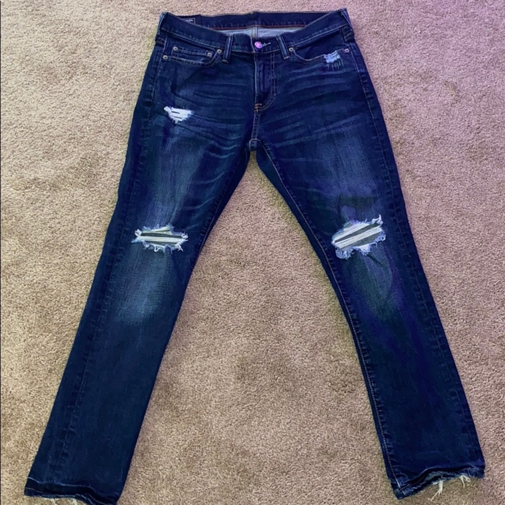 🔥Distressed Abercrombie & Fitch Jeans🔥